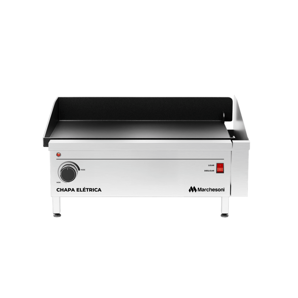 Chapa para Lanches Elétrica 60 Cm Linha Comercial 1 Zona 3600W Marchesoni