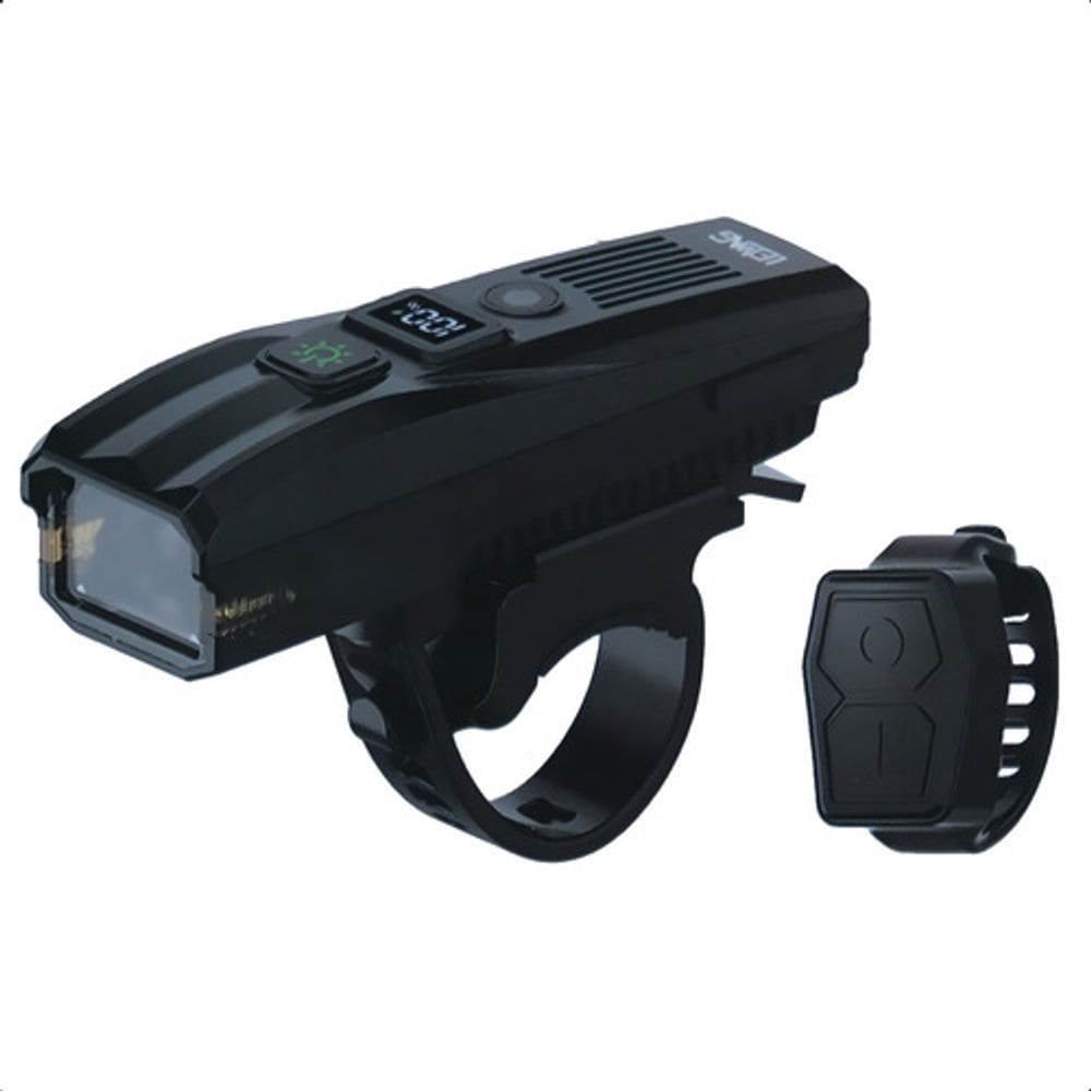 Led Bike Sensor Farol Luz De Guidão Bicicleta Com Controle