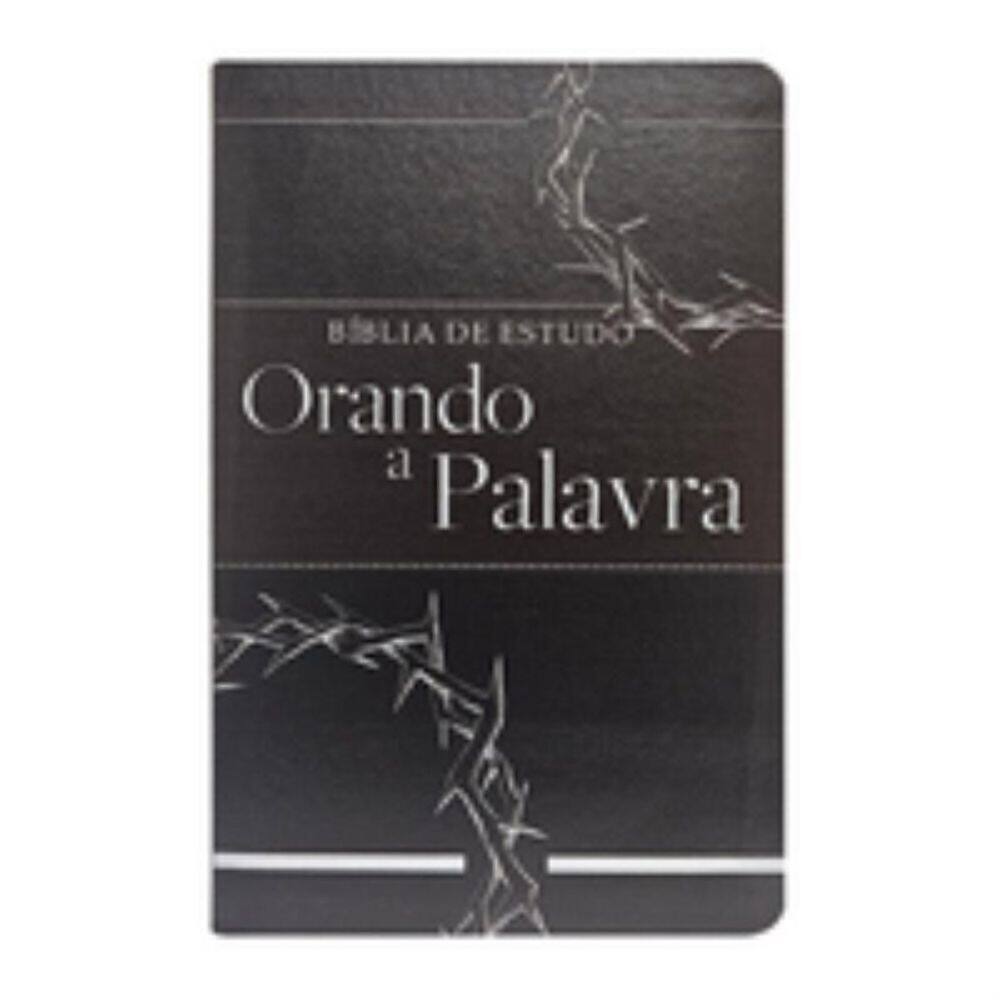 Bíblia de estudo temática orando a palavra ARC - Capa 02
