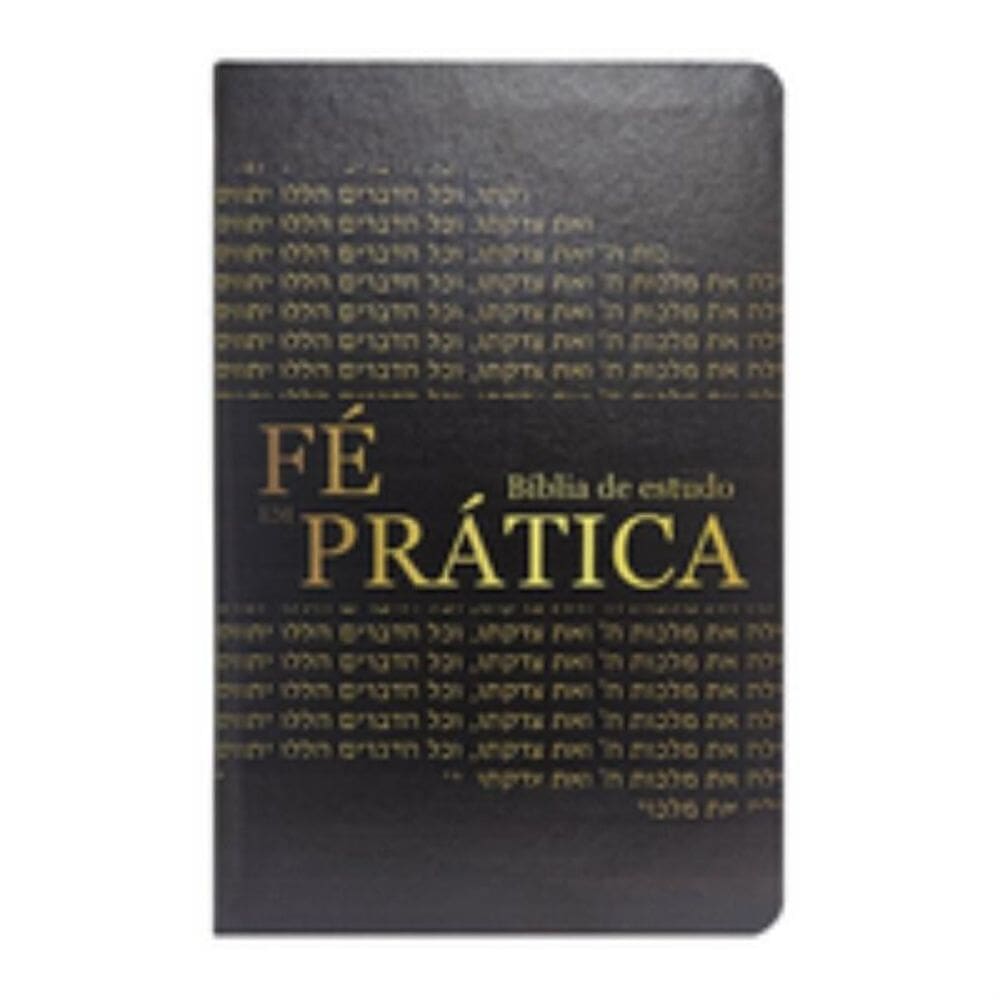 Bíblia de estudo temática fé em prática ARC - Capa 01