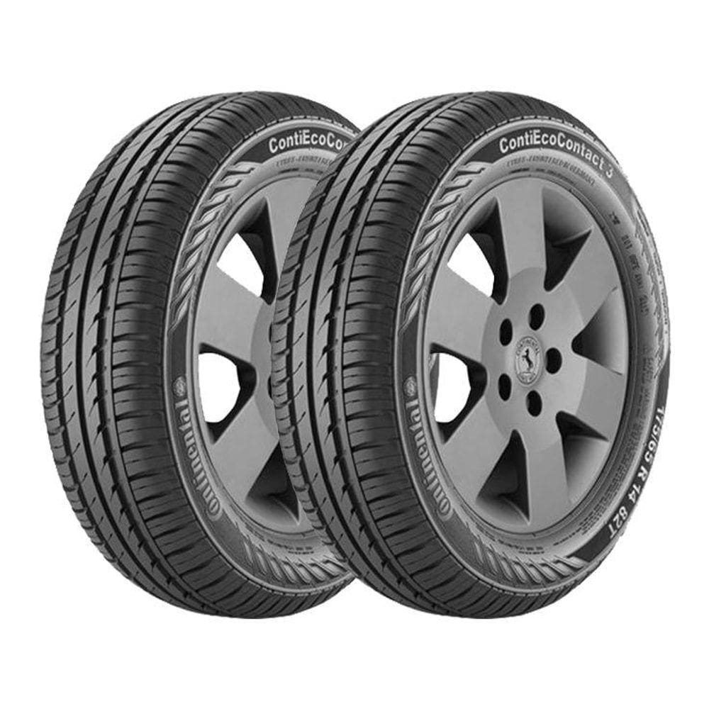 Kit 2 Pneus Continental Aro 15 175/55R15 ContiEcoContact 3 77T
