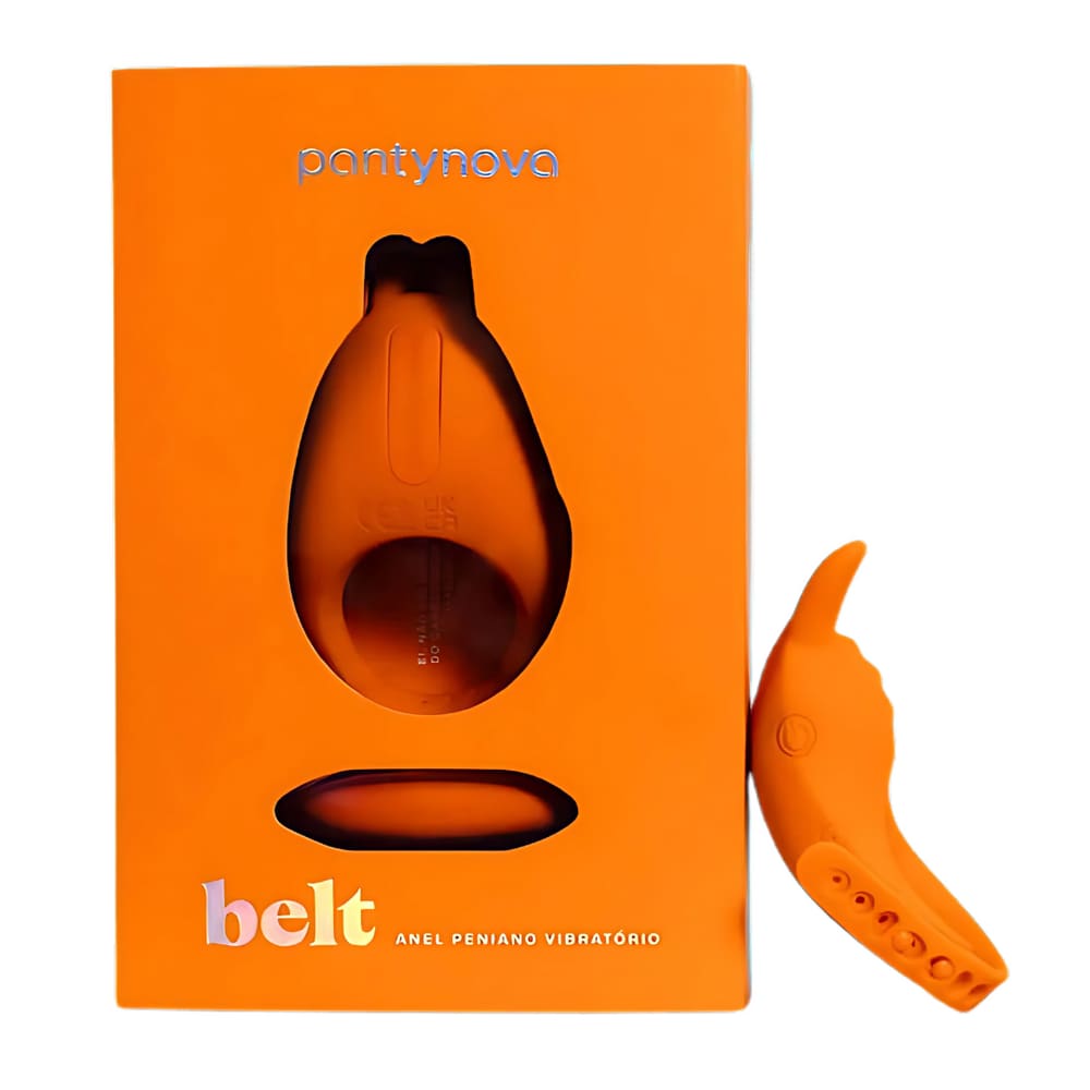 Anel de Estimulação PANTYNOVA BELT com Vibração – Laranja