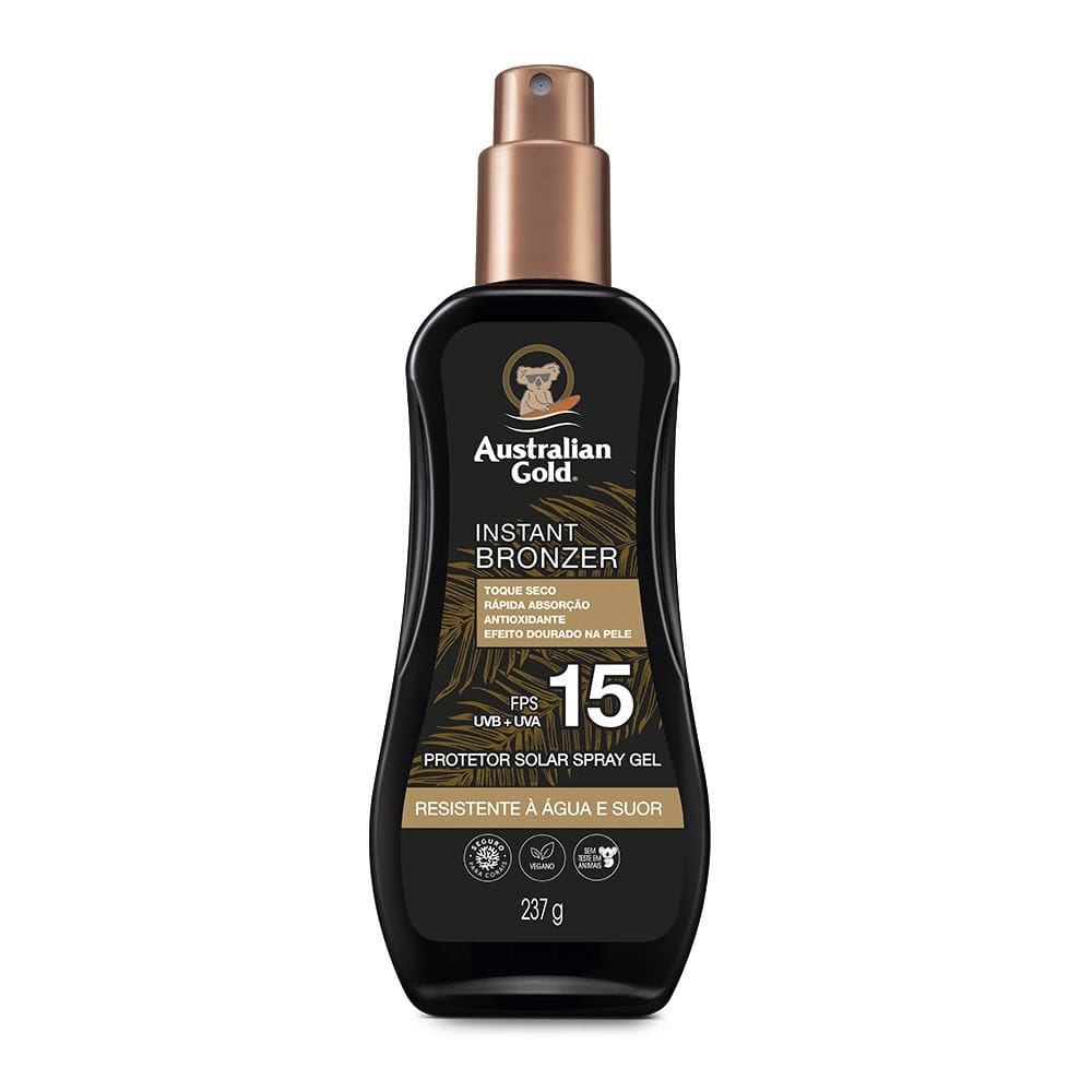 Protetor Solar Spray Gel Australian Gold FPS15 - 237g