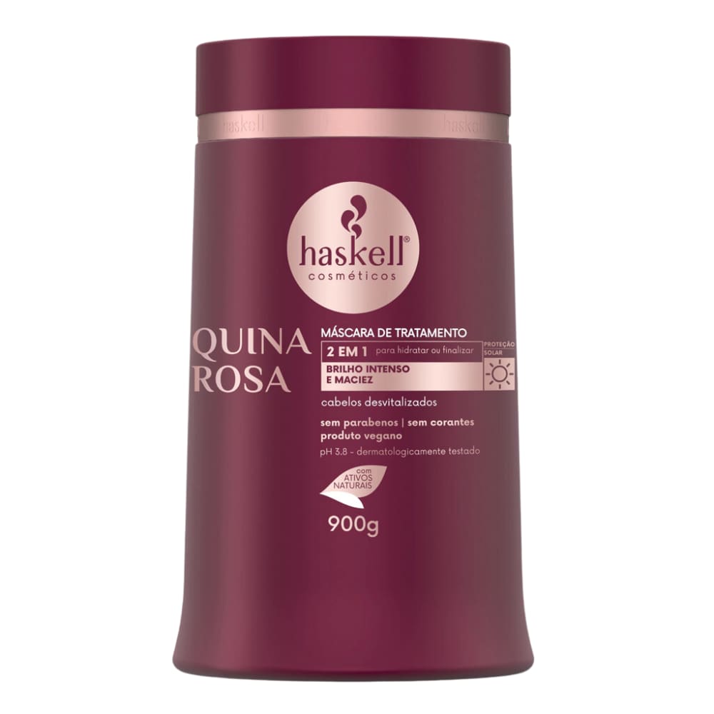 Máscara de Tratamento Haskell Quina Rosa 900g
