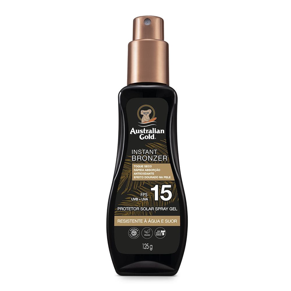 Protetor Solar Spray Gel Australian Gold FPS15 - 125g