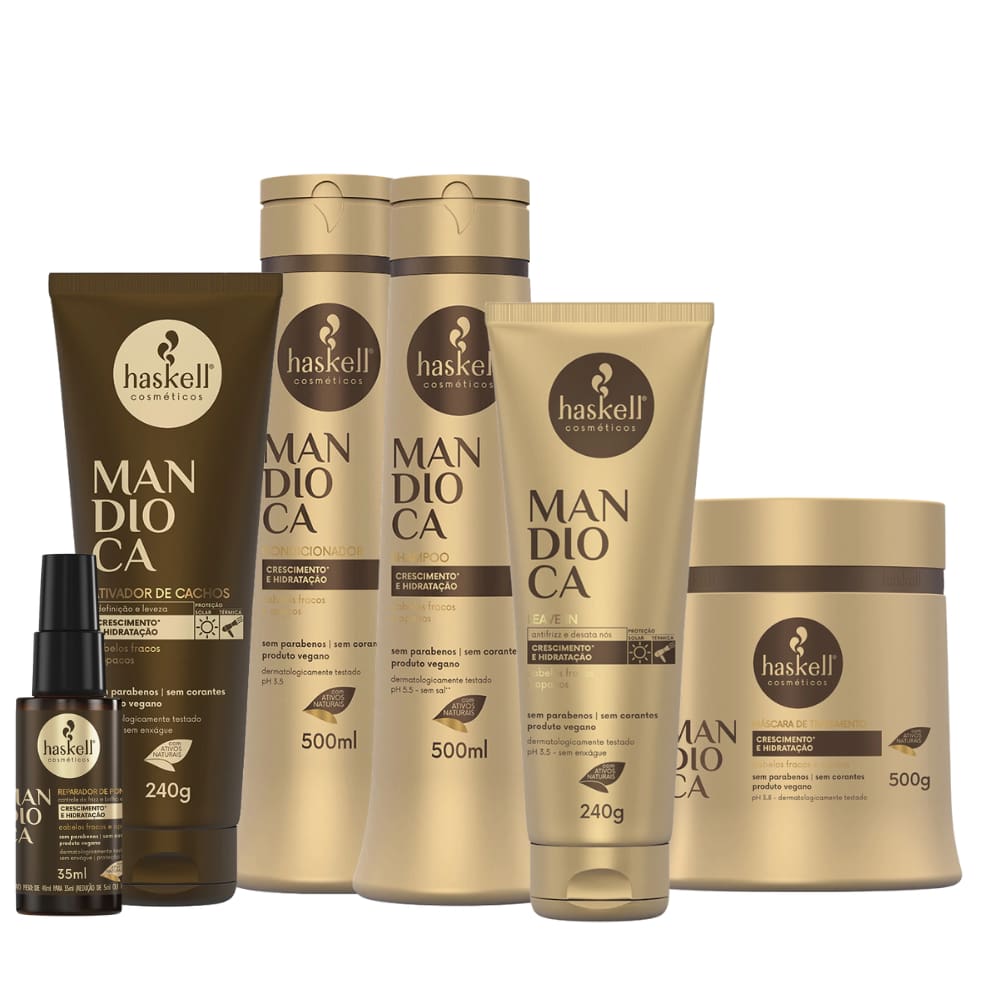 Kit Completo Haskell Mandioca 500ml