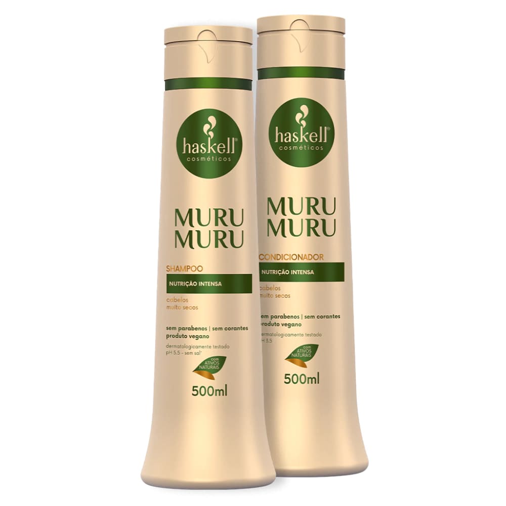 Kit Shampoo e Condicionador Haskell Murumuru 500ml