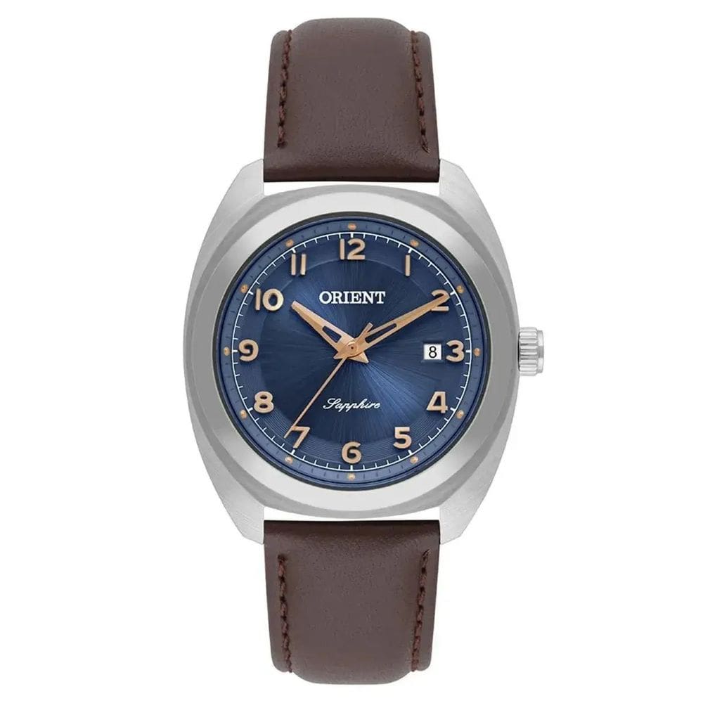 Relógio Orient Masculino Couro Eternal Mbsc1044 D2nx