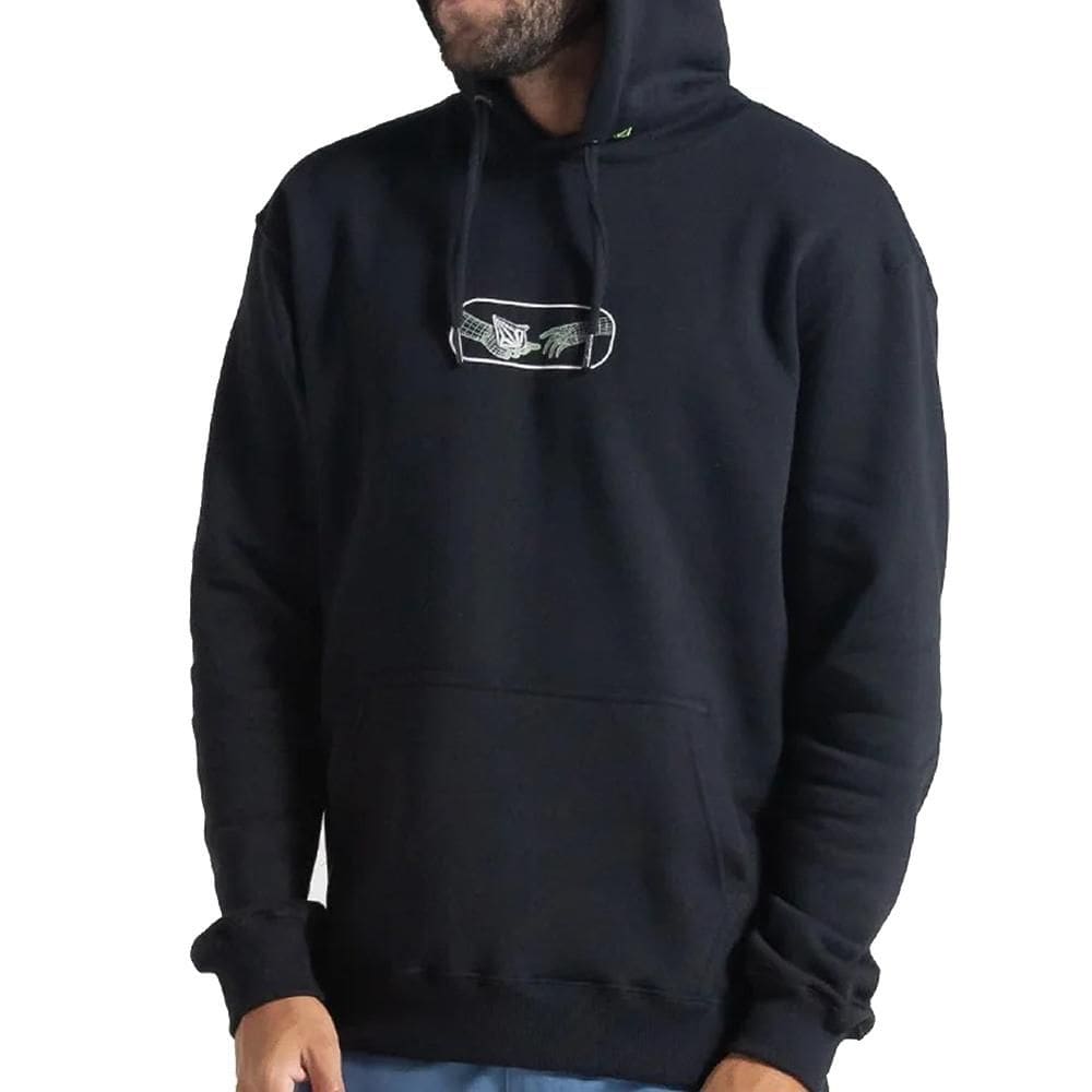 Moletom Volcom Canguru Galactic WT25 Masculina Preto