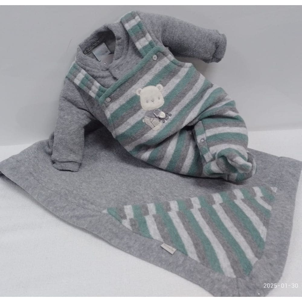 Kit Saída Maternidade Soft Buckle Bebê Menino Miniclo 70122