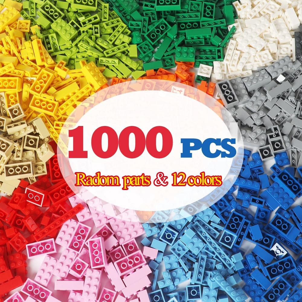 Building Bricks ekuzi compatível com Lego Classic 1000 unidades