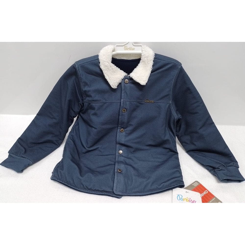 Jaqueta Casaco Luxo Menino Forrada Inverno Paraiso Rf 14838