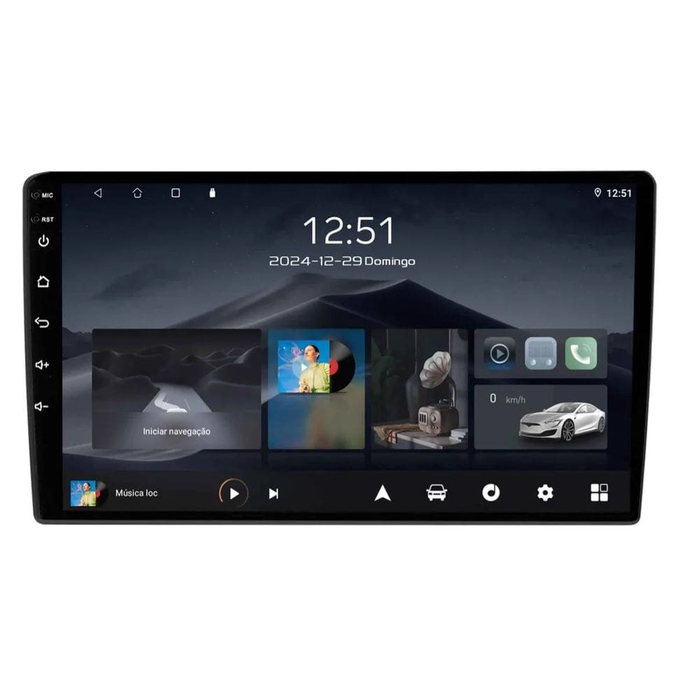 Central Multimidia Android 9 Pol QuadCore 1.5Ghz 2/64GB Carplay - ADAK 2964G2