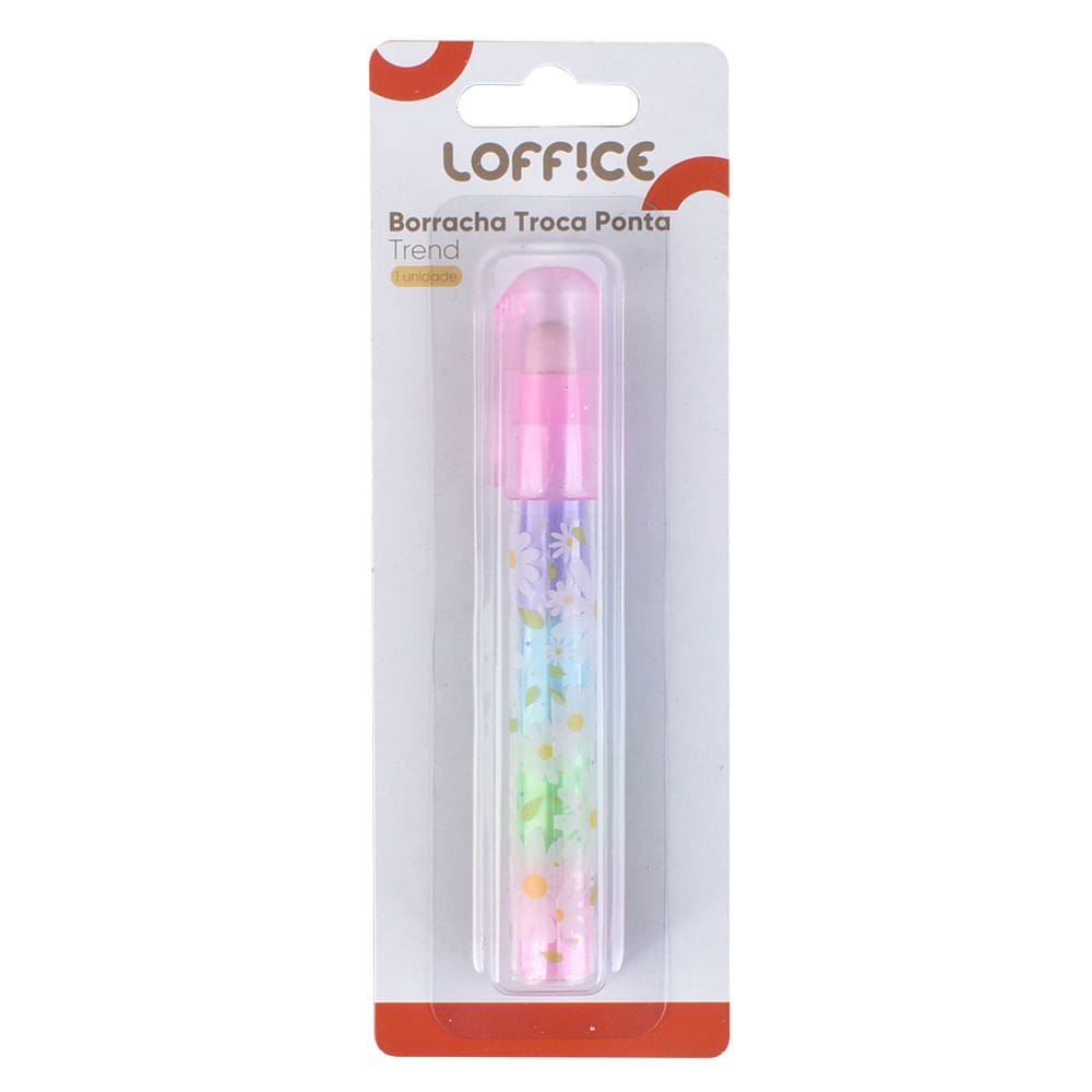 Borracha Troca Ponta com 4 Unidades Loffice diverso
