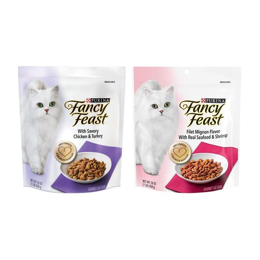 Pacote de variedades de sabor Cat Food PURINA Fancy Feast, 2 kg
