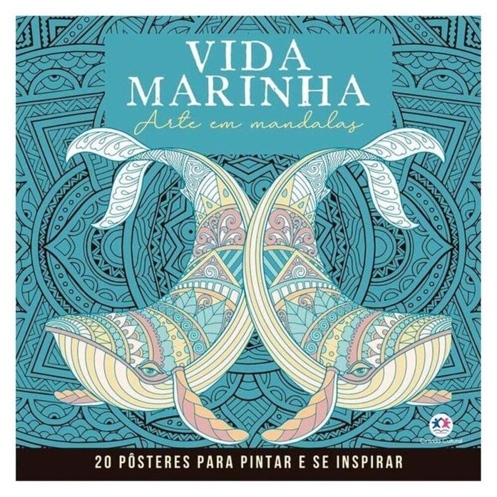Vida Marinha - Mandalas Para Pintar E Se Inspirar