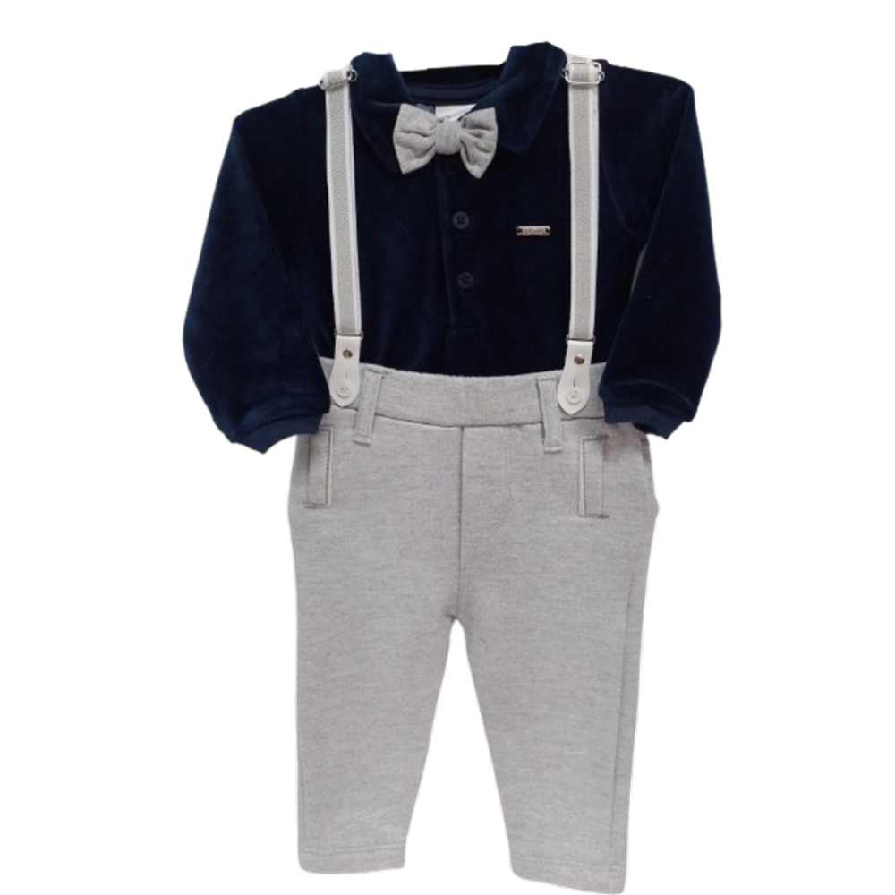 Conjunto Body Plush Luxo Bebê Menino Inverno Paraiso 14642