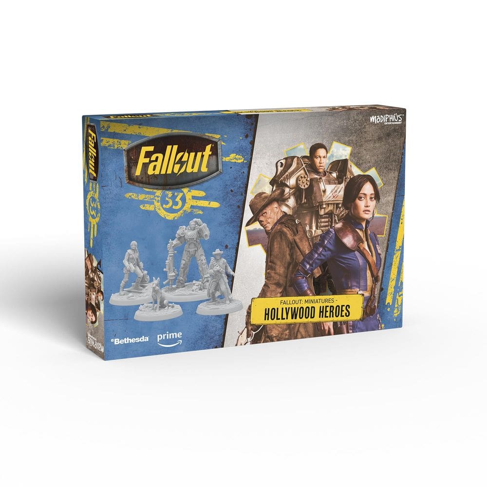 Conjunto de miniaturas Fallout, a série Hollywood Heroes