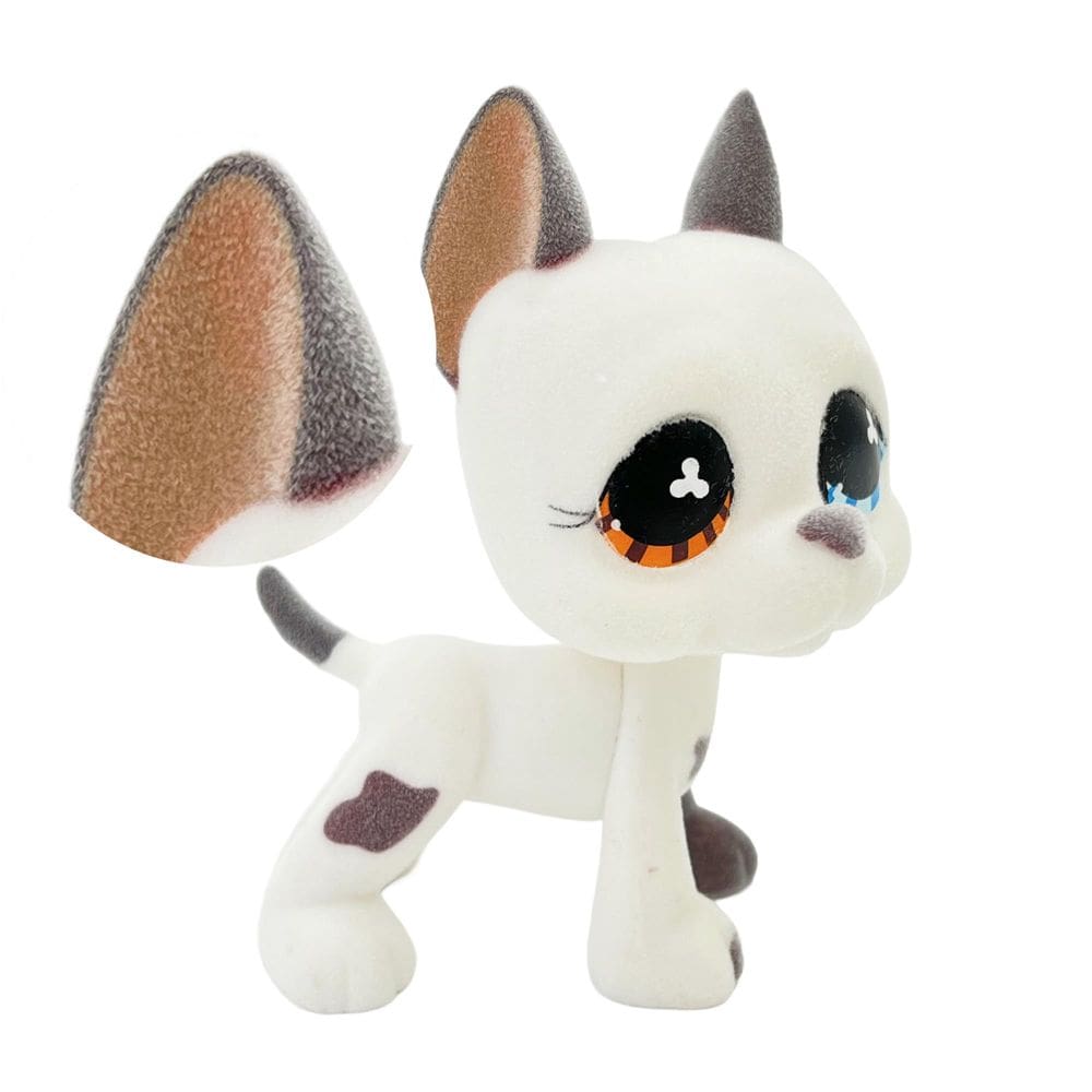 Figura de animal flocado Great Dane Dog Toy, 6,5 cm, PVC