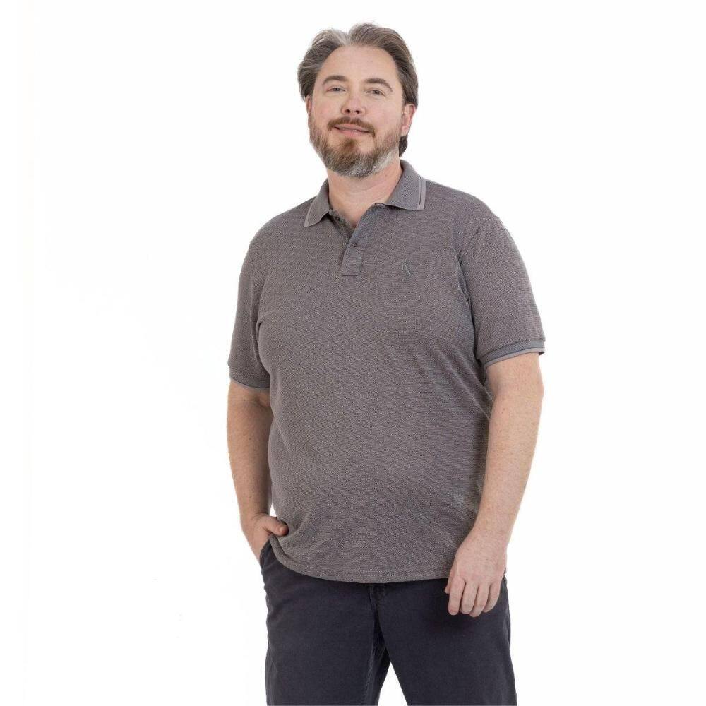 Camisa Polo Plus Size Masculina Tricot Algodão