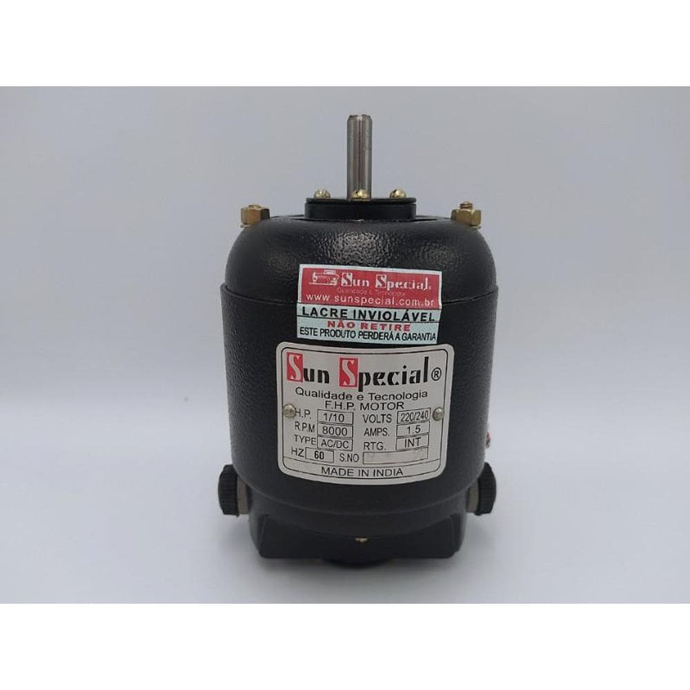 Motor Elétrico 8000RPM 240V para Boca de Saco SSDA-6-LK D901 220V - Sun Special