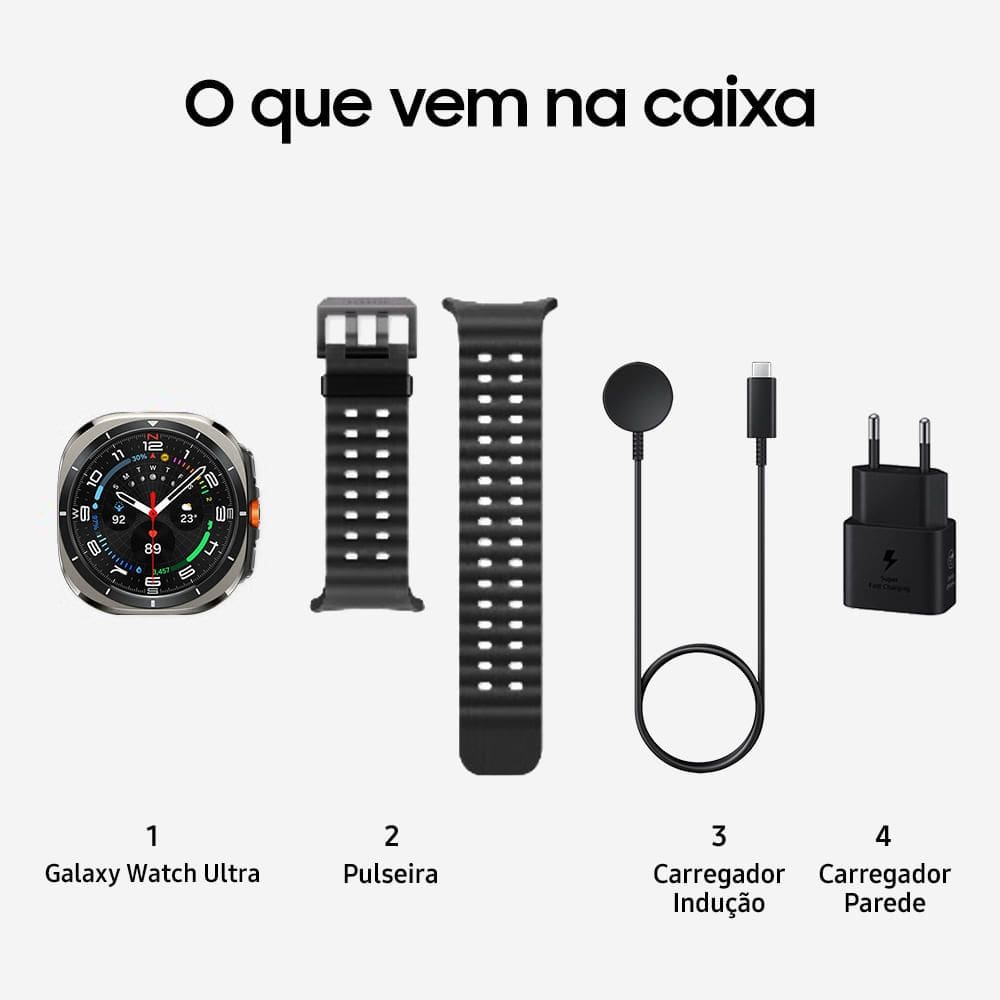 Galaxy Watch Ultra 47mm LTE - Titânio | Extra