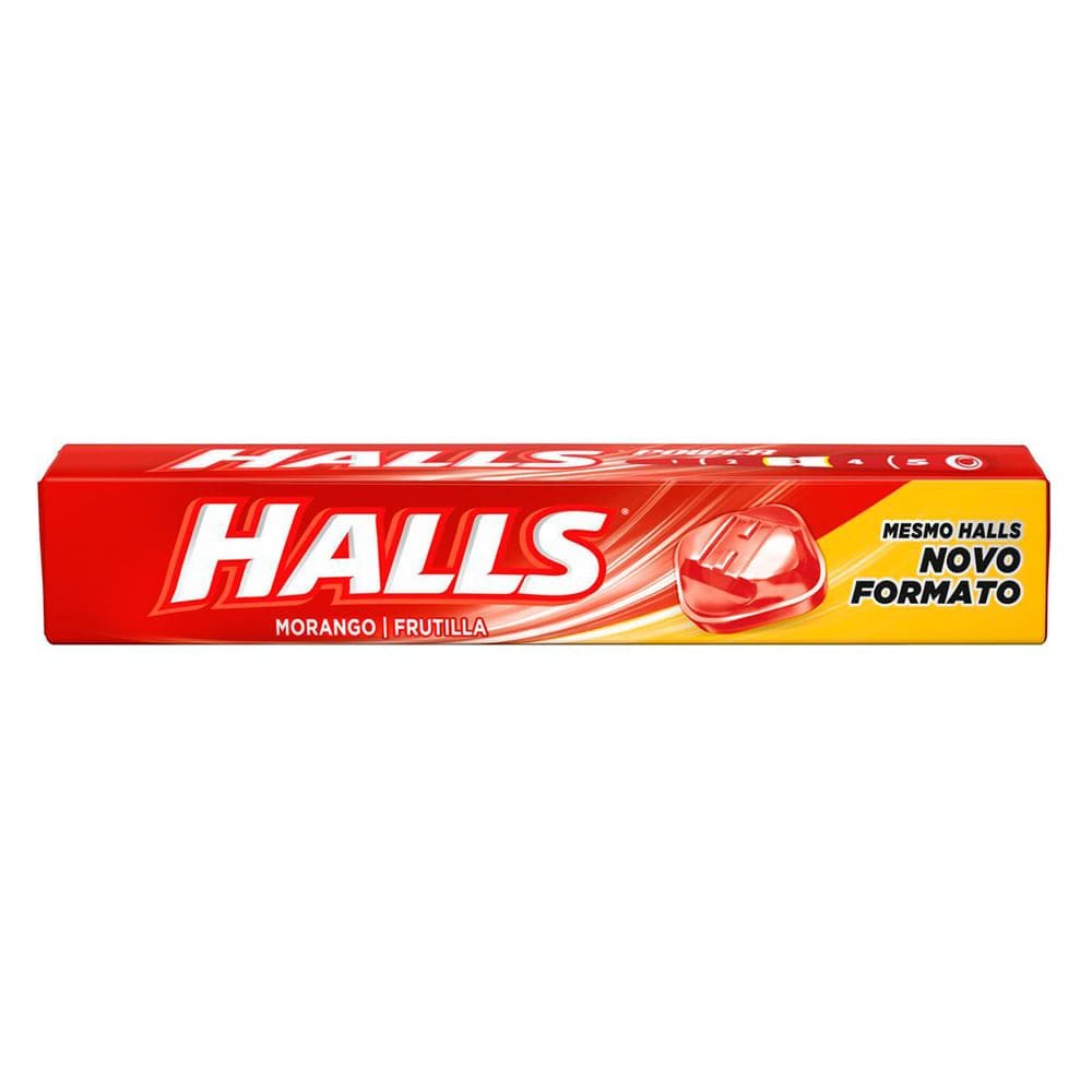 Bala Halls Morango 28g