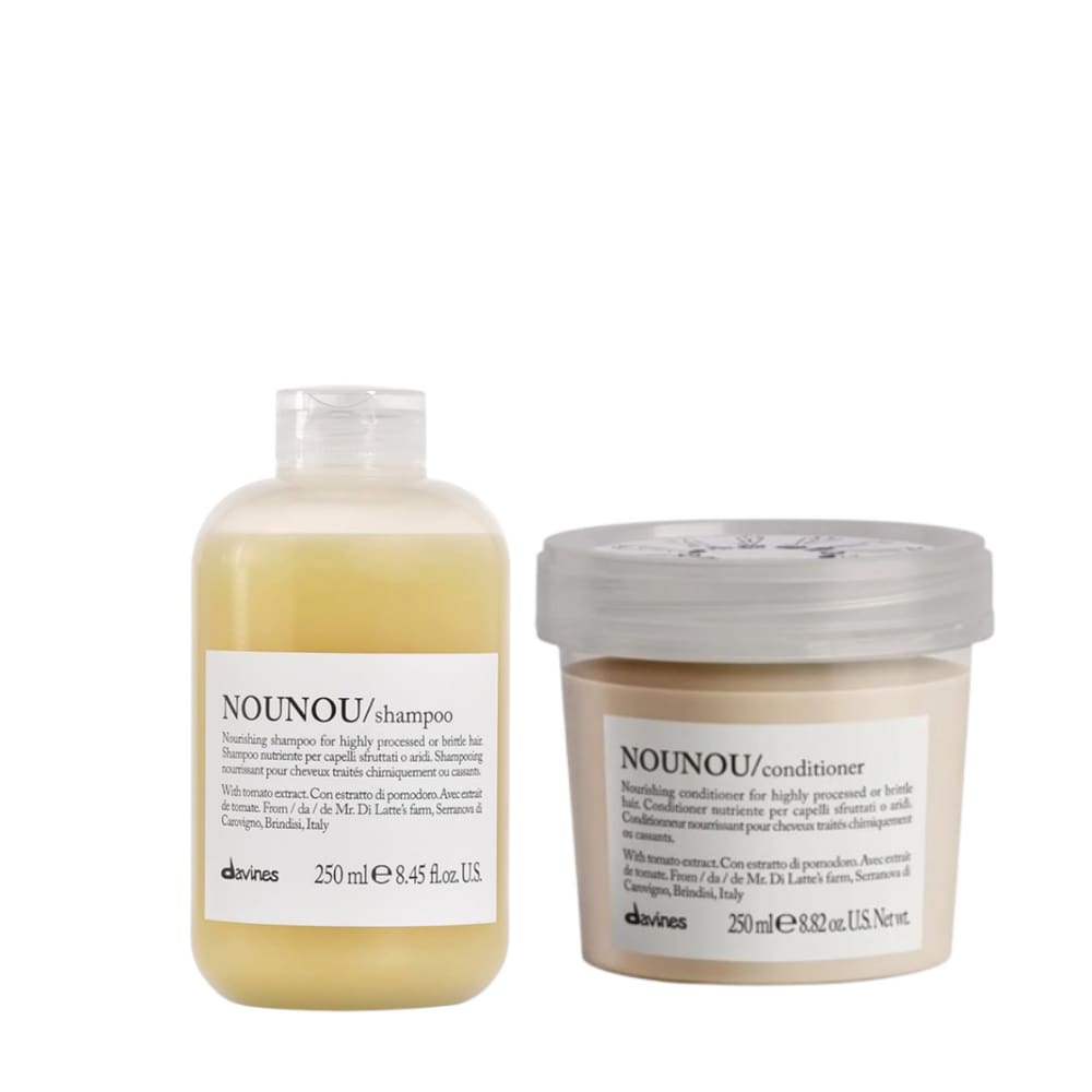 Kit Davines Nounou Mask Duo - Shampoo e Máscara 250ml
