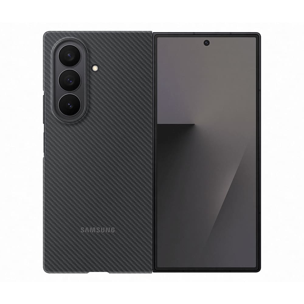 Capa Protetora Carbono Galaxy Z Fold7 - Preta