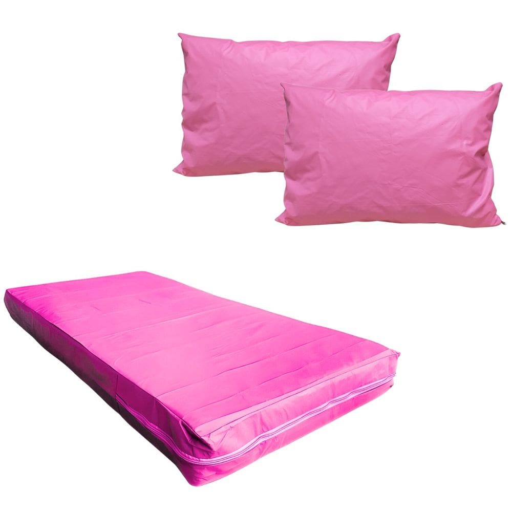 Kit Capa Impermeável Para Colchão Solteiro Antialergica + 02 Capas de Travesseiro Impermeável - Cores e Medidas
