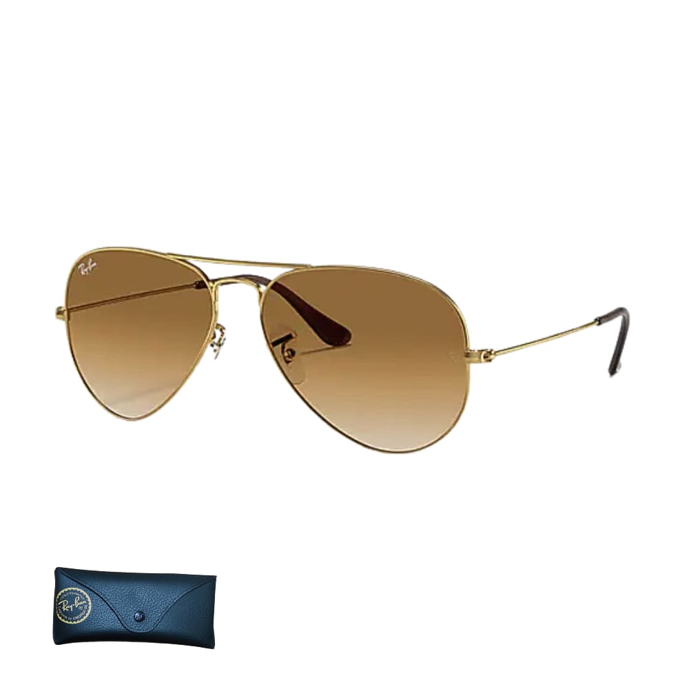 Óculos De Sol Ray Ban Aviator Masculino Gradient RB3025 Tamanho 58