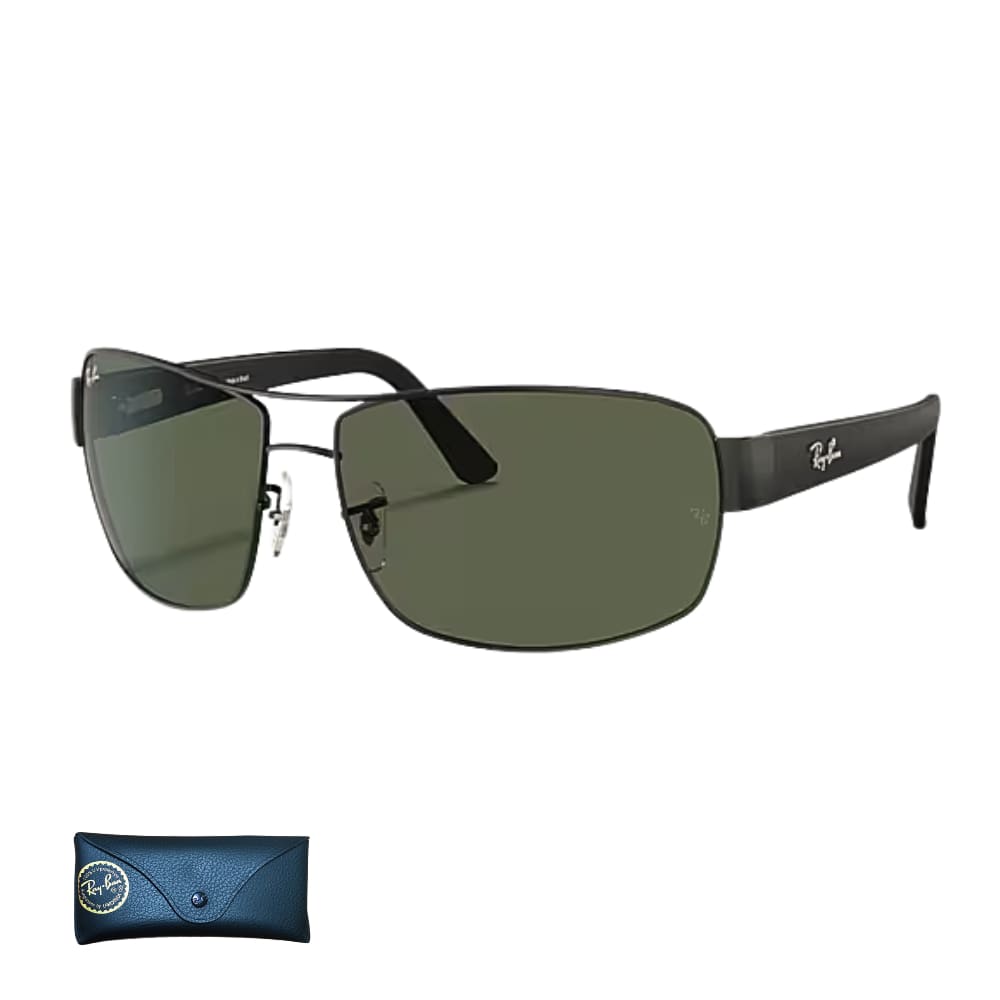 Óculos De sol Ray Ban Masculino Matte Black RB3503L Tamanho 64