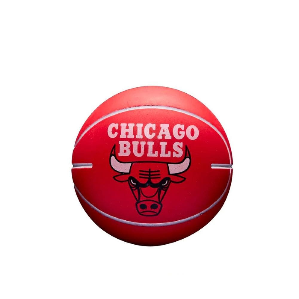 Mini Bola de Basquete NBA Dribbler Bulls 19cm Relaxante Wilson