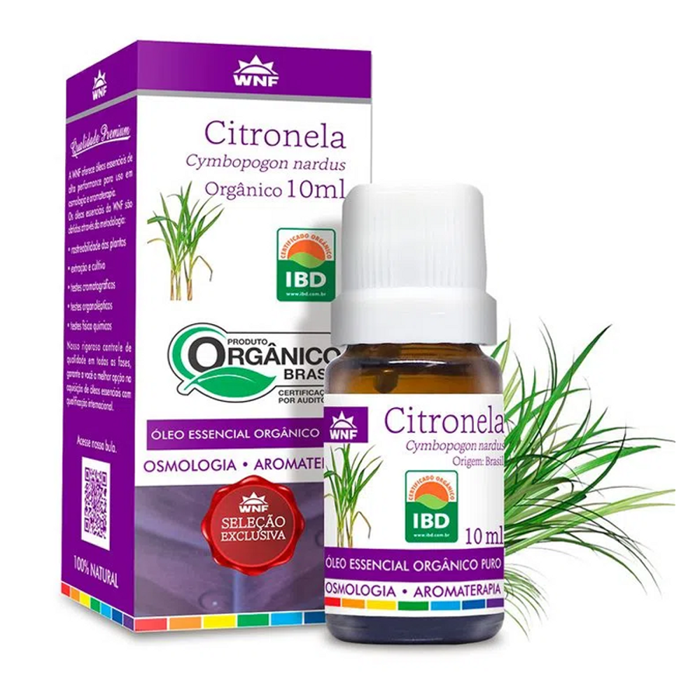 Óleo Essencial Citronela WNF 10ml