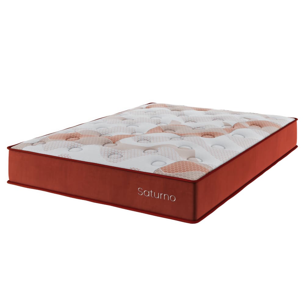 Colchão Casal Molas Ensacadas Saturno 138x188x28cm Cobre - Casa Giulia