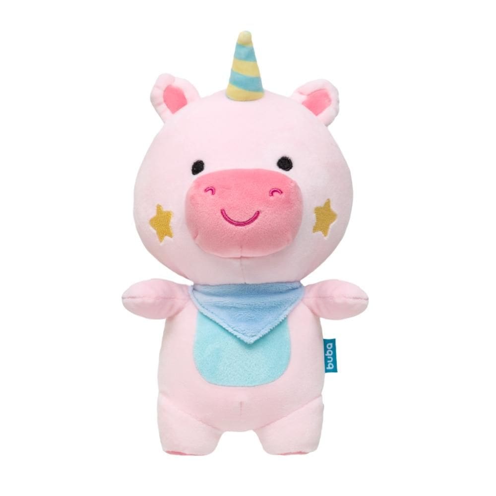 Pelúcia Turminha Soft Unicórnio Rosa - Buba