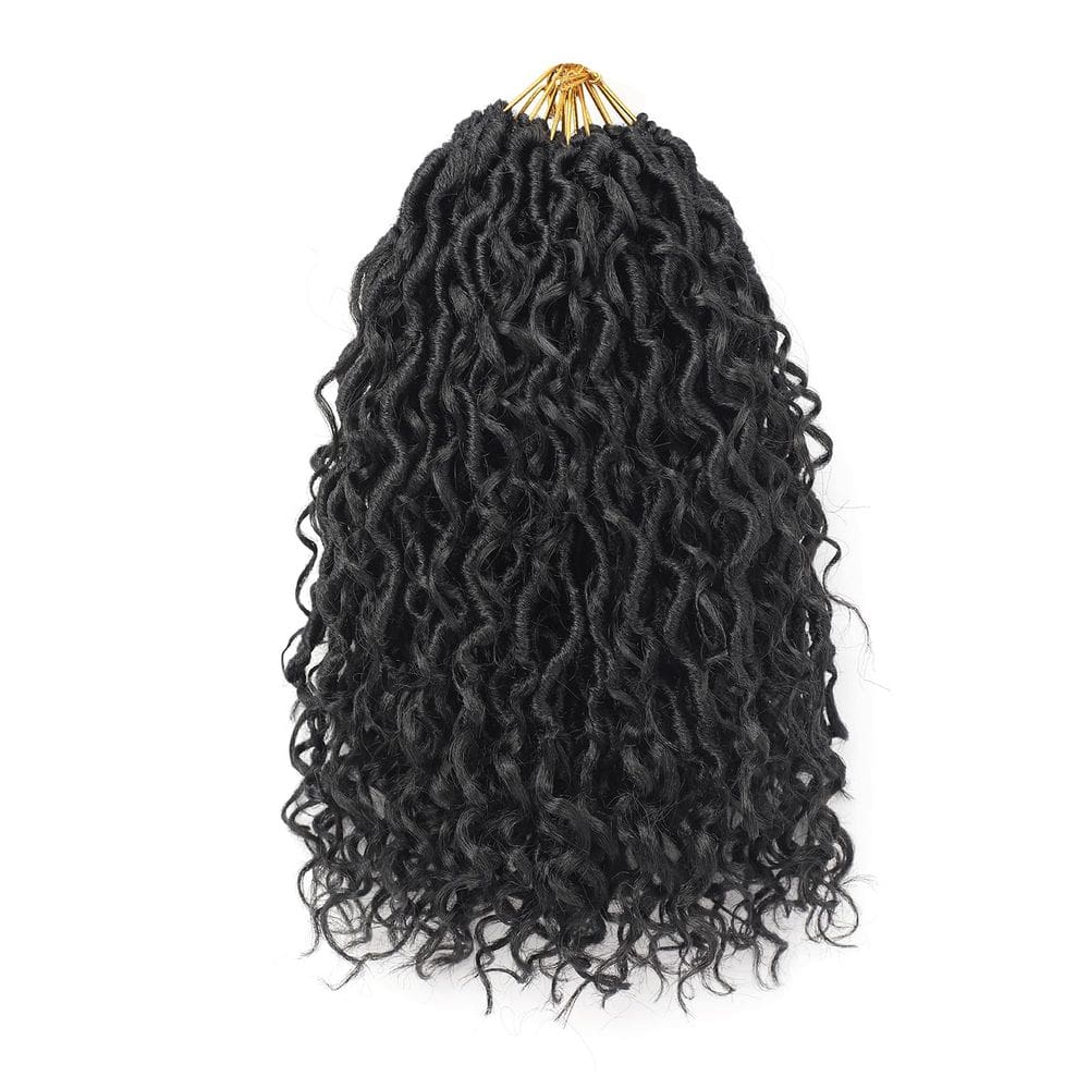 Extensões de cabelo Aipin Short Goddess Locs 35cm River Locs