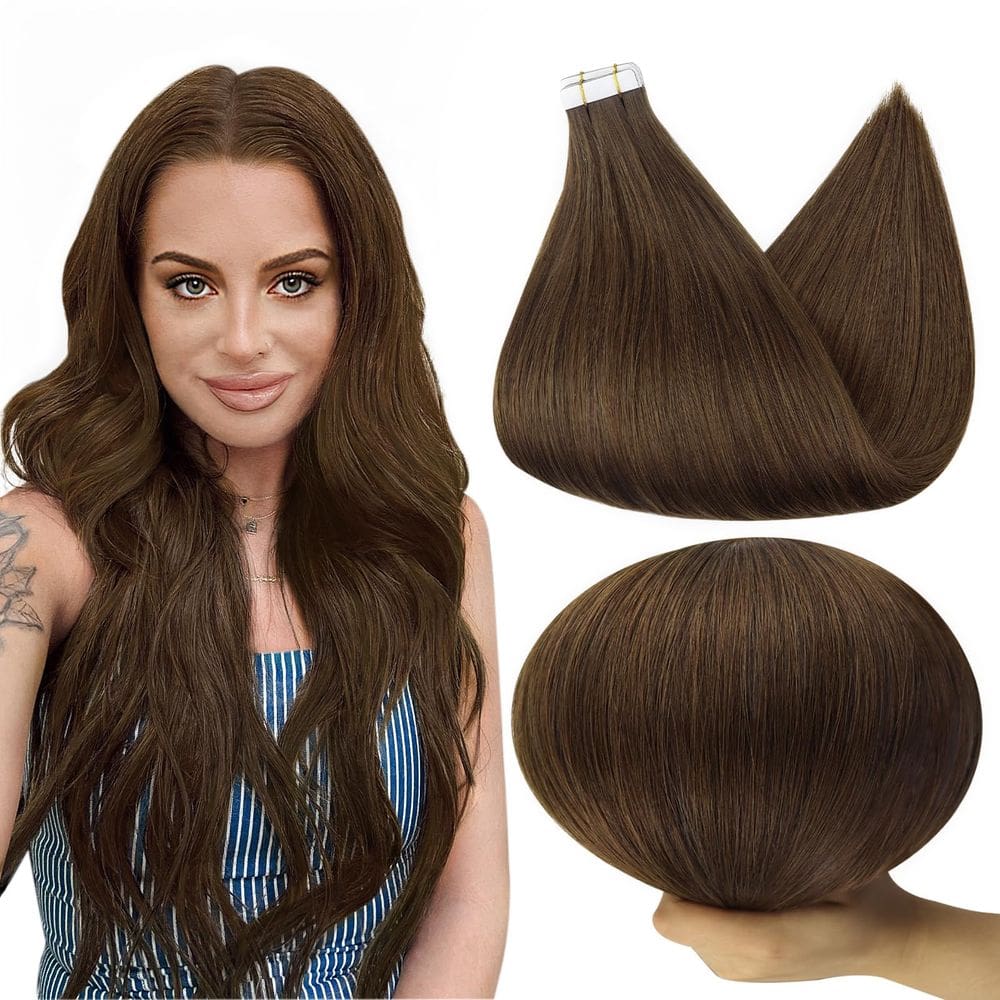 Fita adesiva em extensões de cabelo Full Shine 30 g, 20 unidades, 30 cm, cor 4