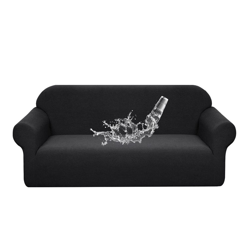 Capa de sofá Granbest Premium impermeável de alta elasticidade preta