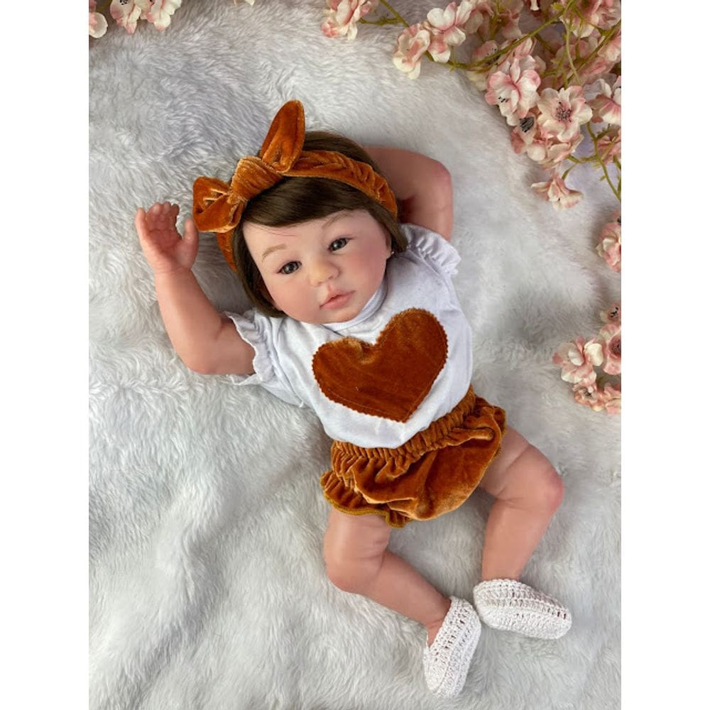 Bebê Reborn Realista Artesanal com Mamadeira e Chupeta
