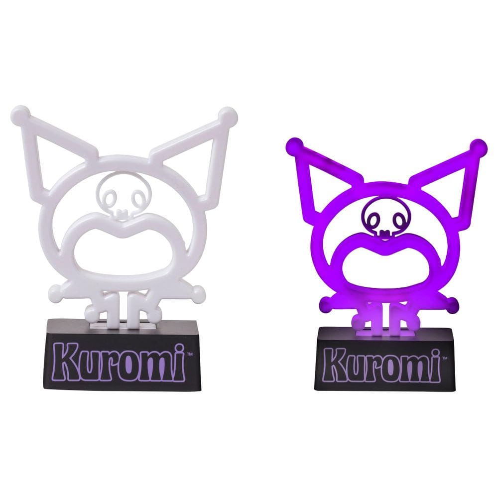 Lâmpada LED Silver Buffalo Sanrio Hello Kitty Kuromi Neon