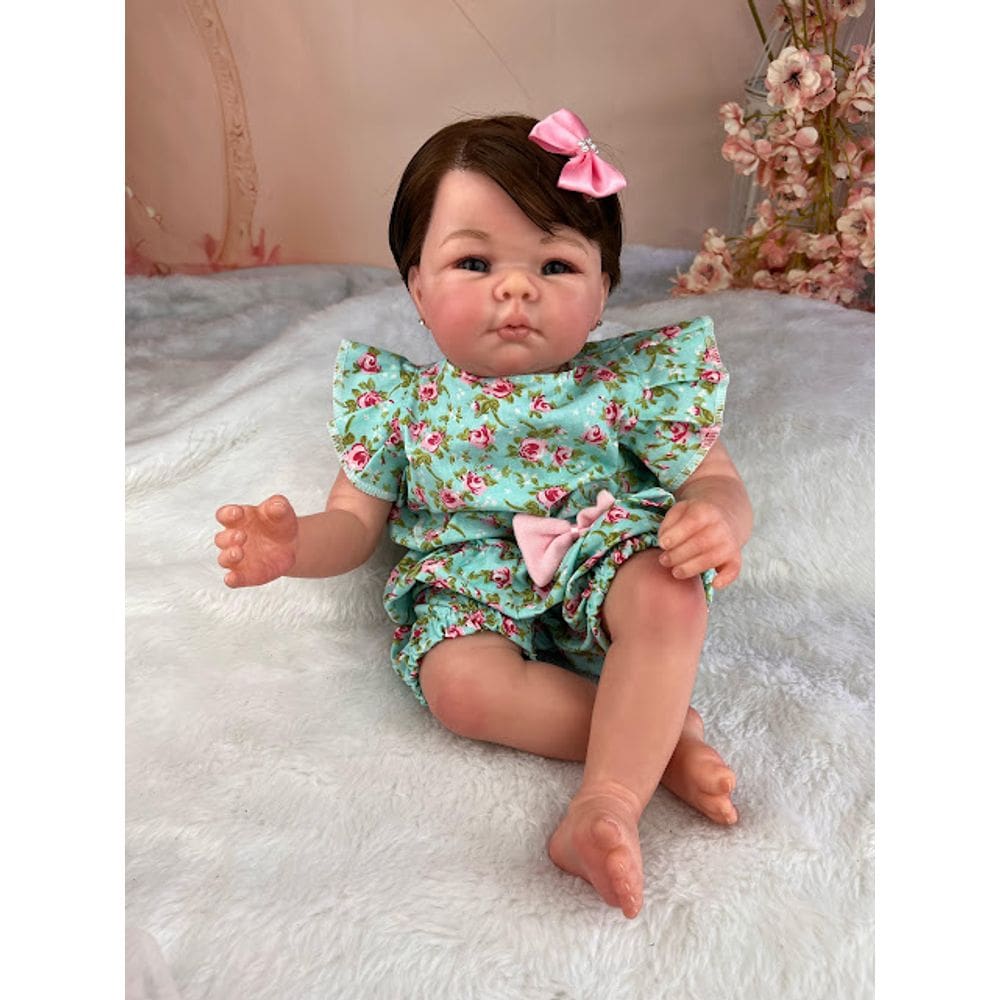 Bebê Reborn Linda e Realista Corpo Silicone Pode Molhar