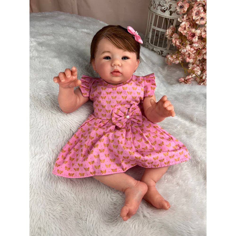 BEBE REBORN MENINA autêntico CORPINHO DE PANO MUITO MACIO