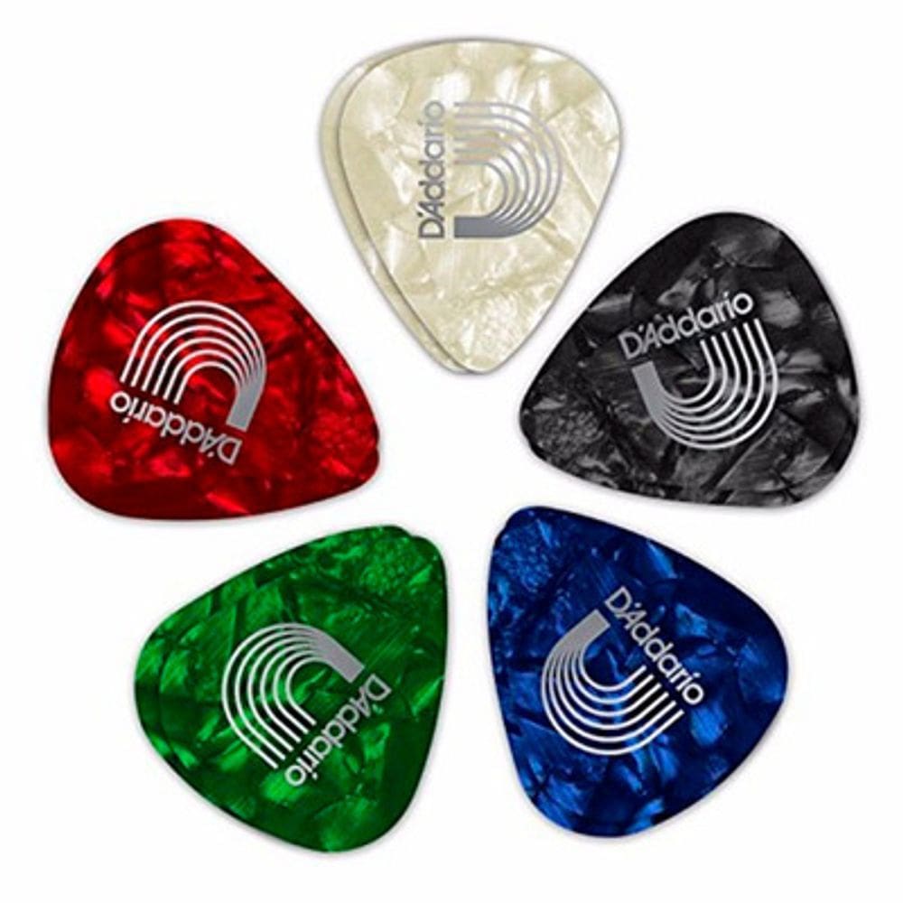 Palheta Guitarra Color 1cap6 D Addario 1.00mm 10un