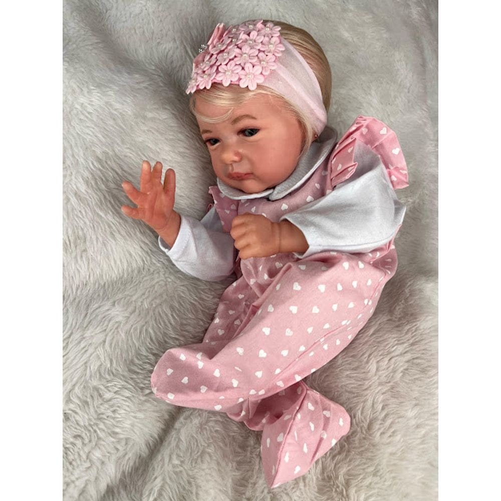 Bebê Reborn Menina Fio a Fio Corpo de Silicone Pode Banhar
