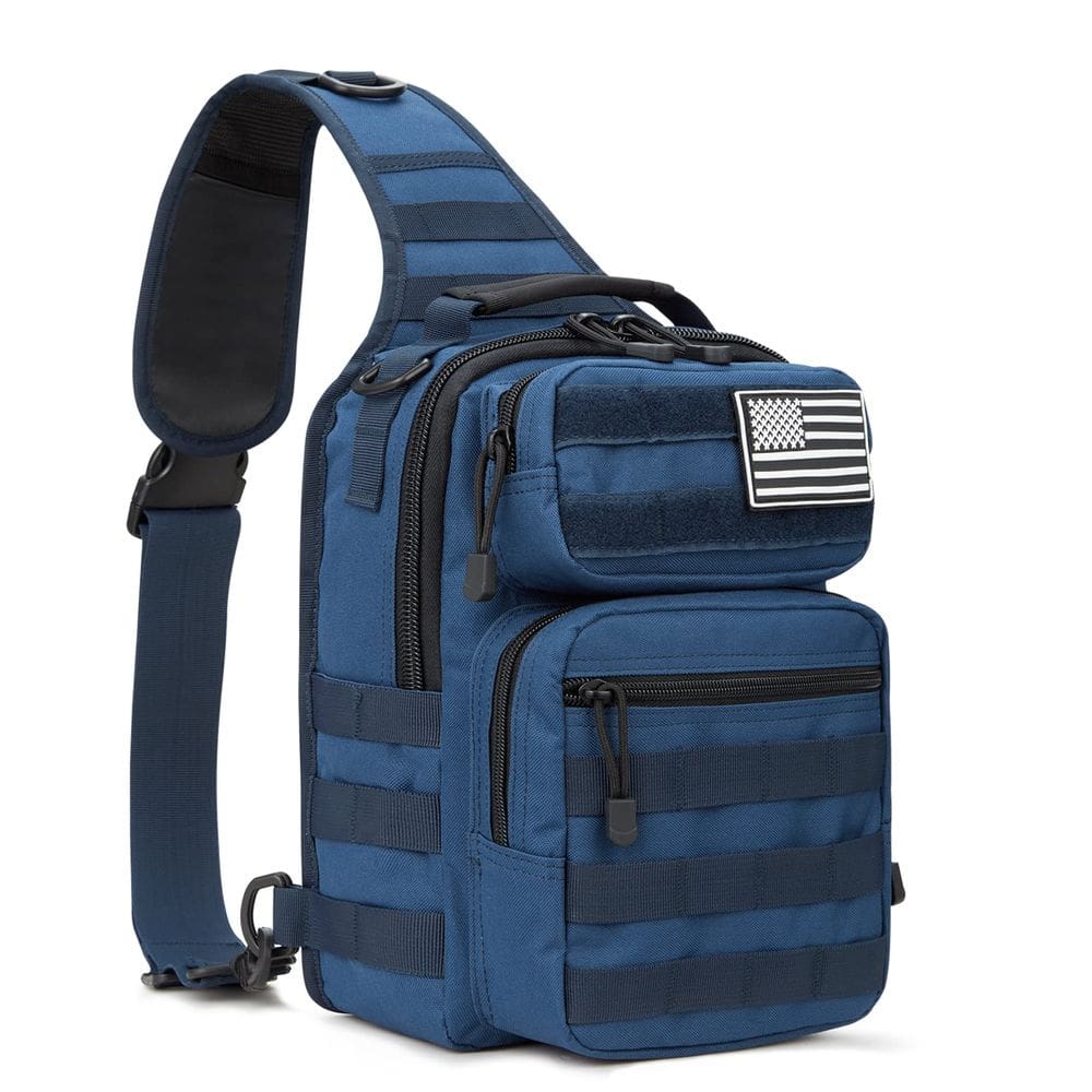Mochila Tactical Sling Bag G4Free Military Rover azul escuro