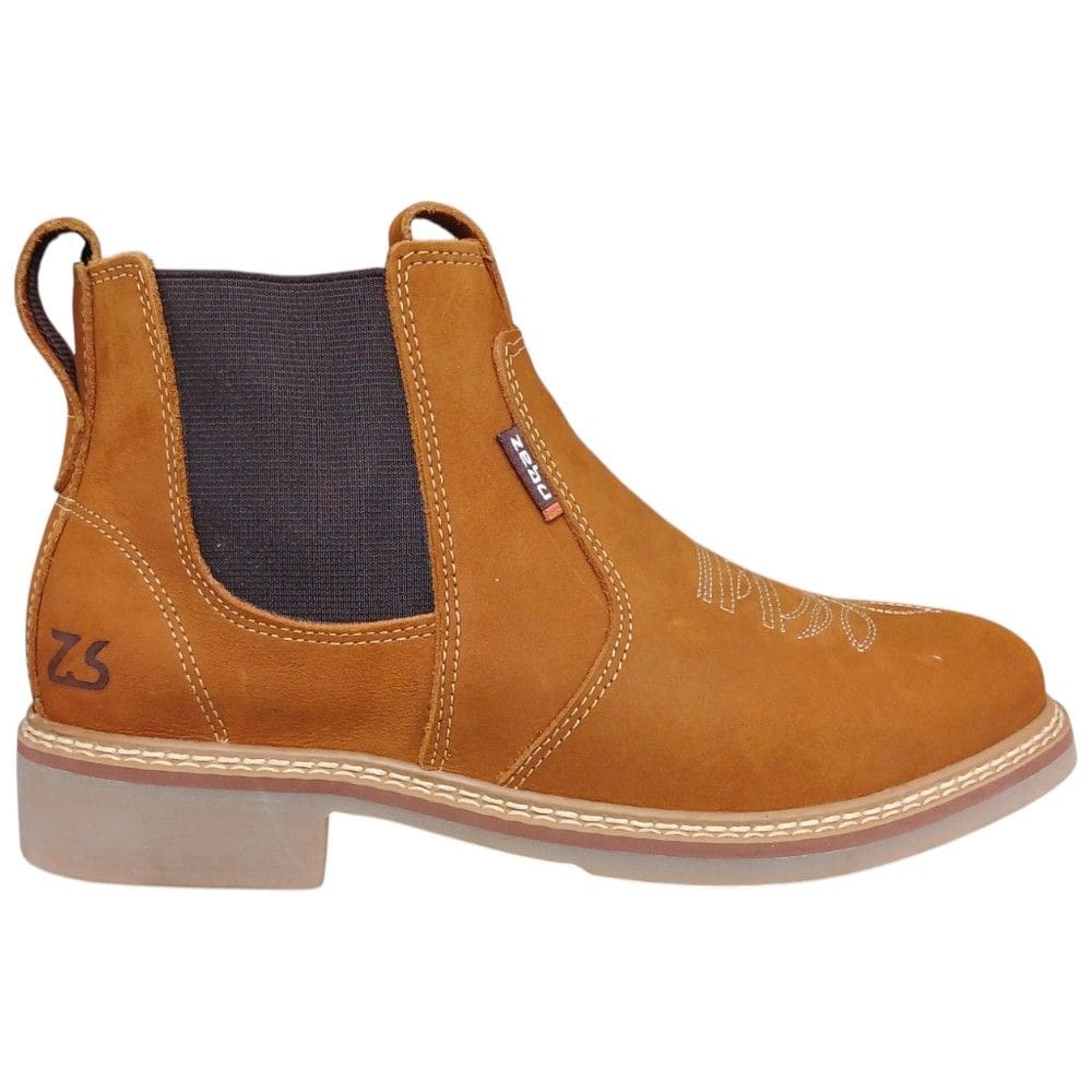 Botina Nobuck Masculina Zebu 52130 - Castor