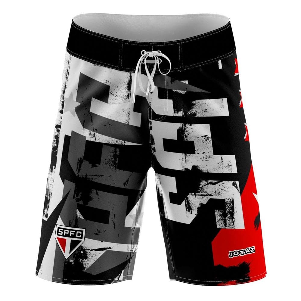 Bermuda do SP FC Quebrada Masculina Tactel c Elastano | Oficial