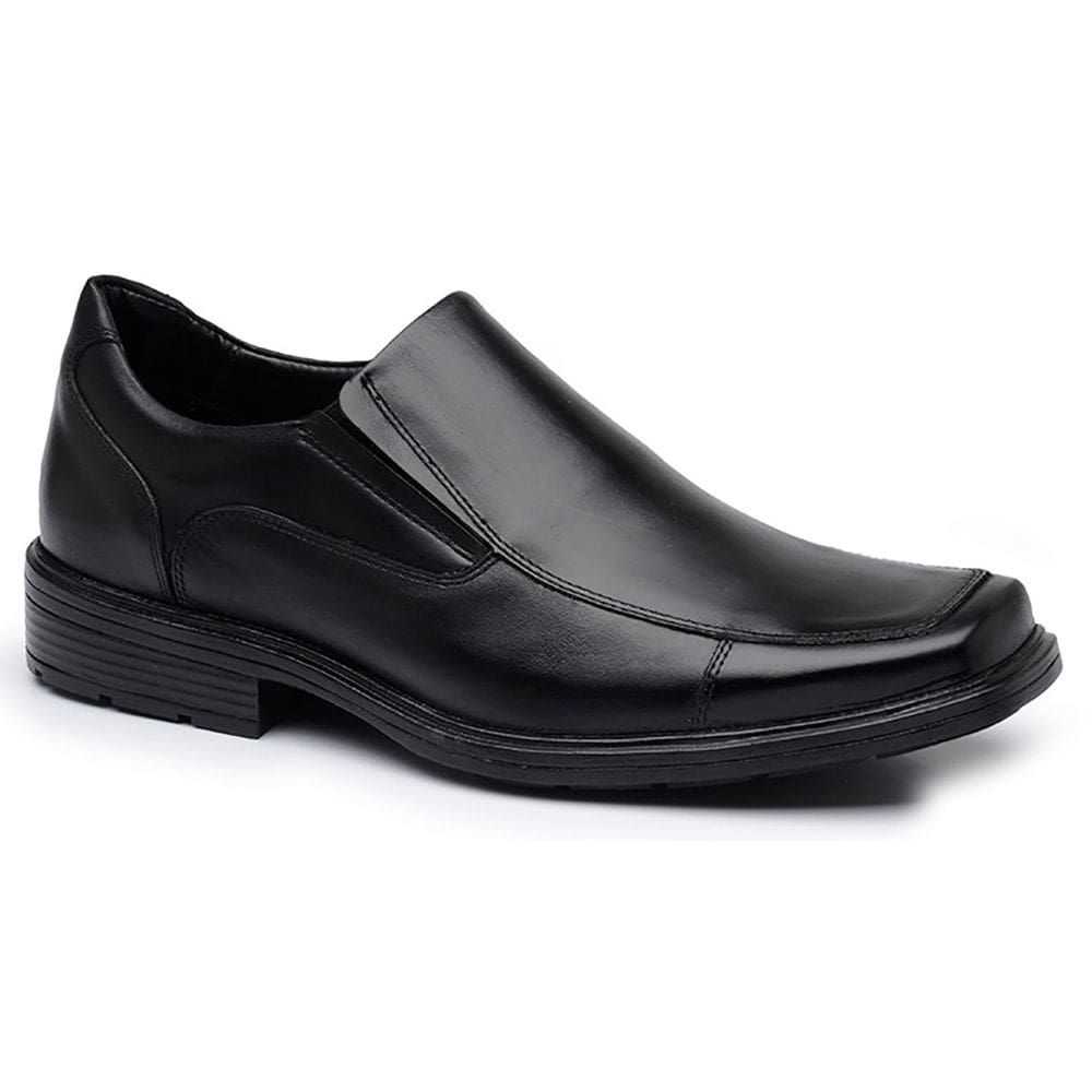 Sapato Social Masculino Fechado Elástico Preto 114-0001