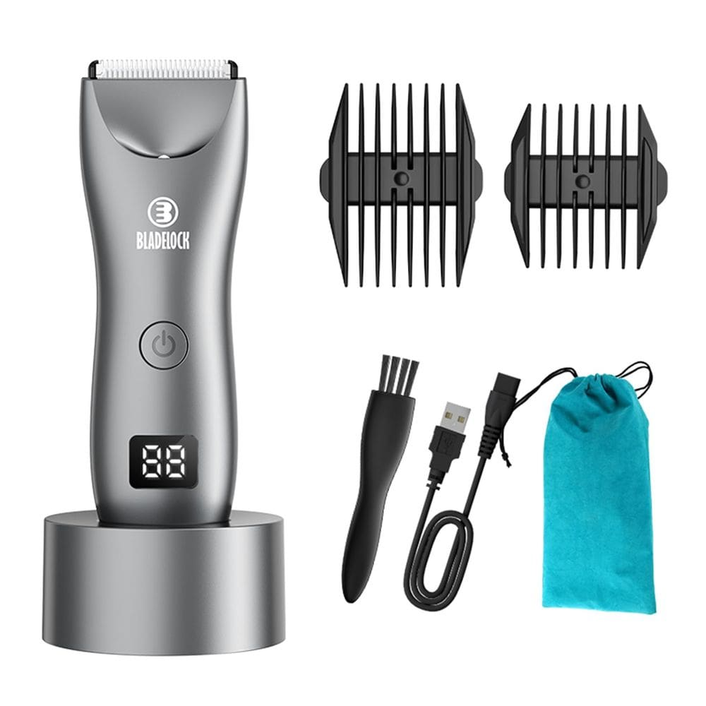 Aparador elétrico de pelos para virilha e corpo Founouly TS033 para homens
